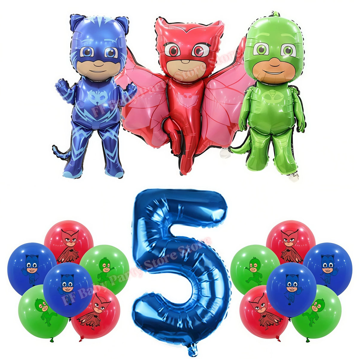 Super Hero PJed Mask Birthday Party Decoration Kids Boys Party Favors Plate Cup Balloon Banner Baby Shower Event Supplies Gifts