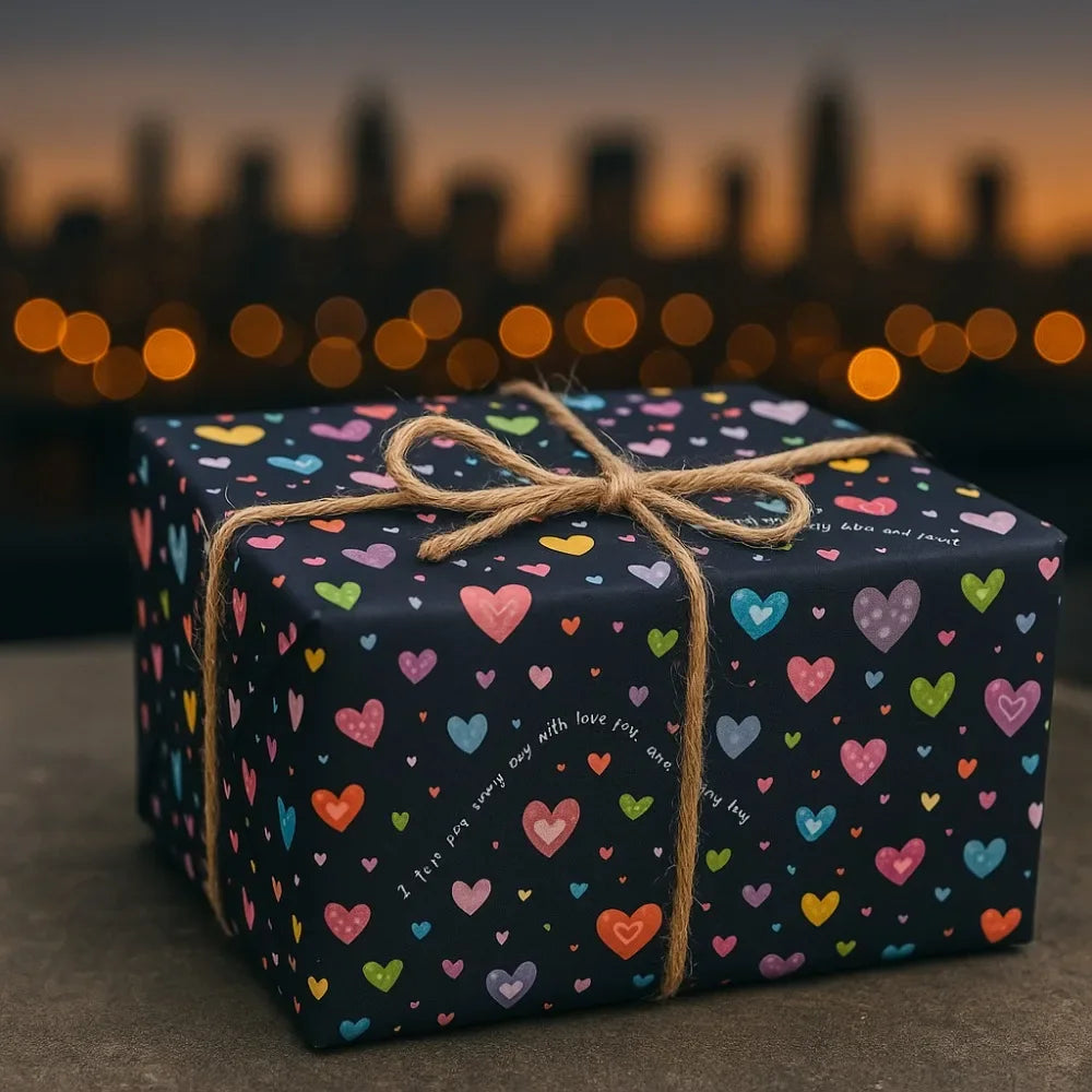Extra Wide 43.18cm x Long 299.72cm Gift Wrapping Paper - Valentine'S Day, Birthday, Wedding, Anniversary Decorations,craft paper