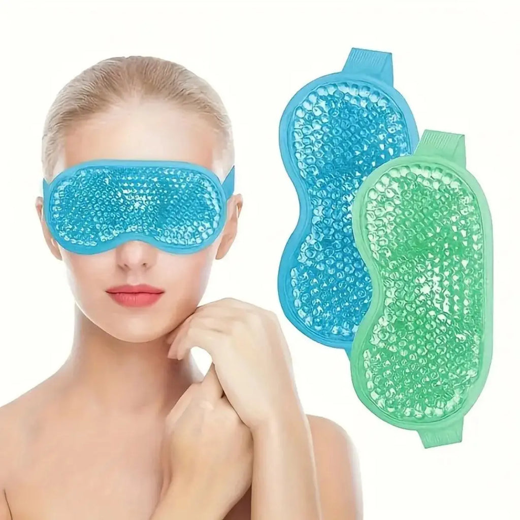 Reusable Gel Ice Eye Cooling Mask For Puffy Eyes Beauty Eye Health Tools Relax Sleep Aid Cooling Gel Mask for Travel Lunch Break