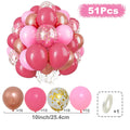 31/36/37/51/101Pcs Metallic Balloons Pearl Latex Balloon Gold Confetti Balloons for Birthday Weddings Baby Shower Party Decor