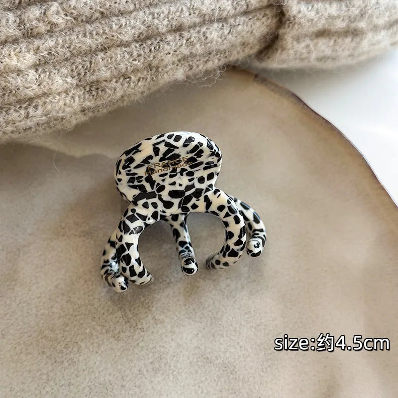 Fashion French Hair Claw Clips Women Elegant Retro Crab Shark Clip Acetate High Ponytail Holders for Girls Hair Accessories