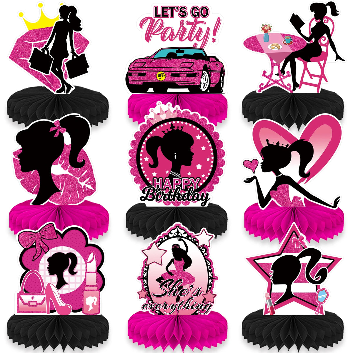 New Princess Birthday Party Decoration Tableware Pink Princess Theme Plates Cups Napkins Ballon Girl Birthday Party Supplies kit