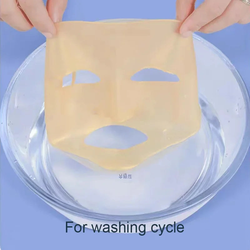 Wholesale Silicone Mask For Nourishing Skin - Silicone Mask Cover Reusable, 3D Anti-Evaporation Face Sheet Mask Protective Case