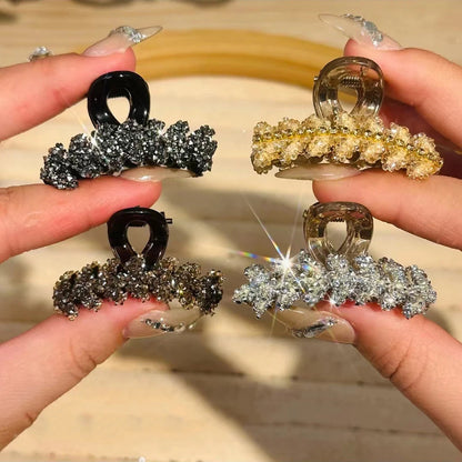 Glitter Shiny Small Grab Clip Women